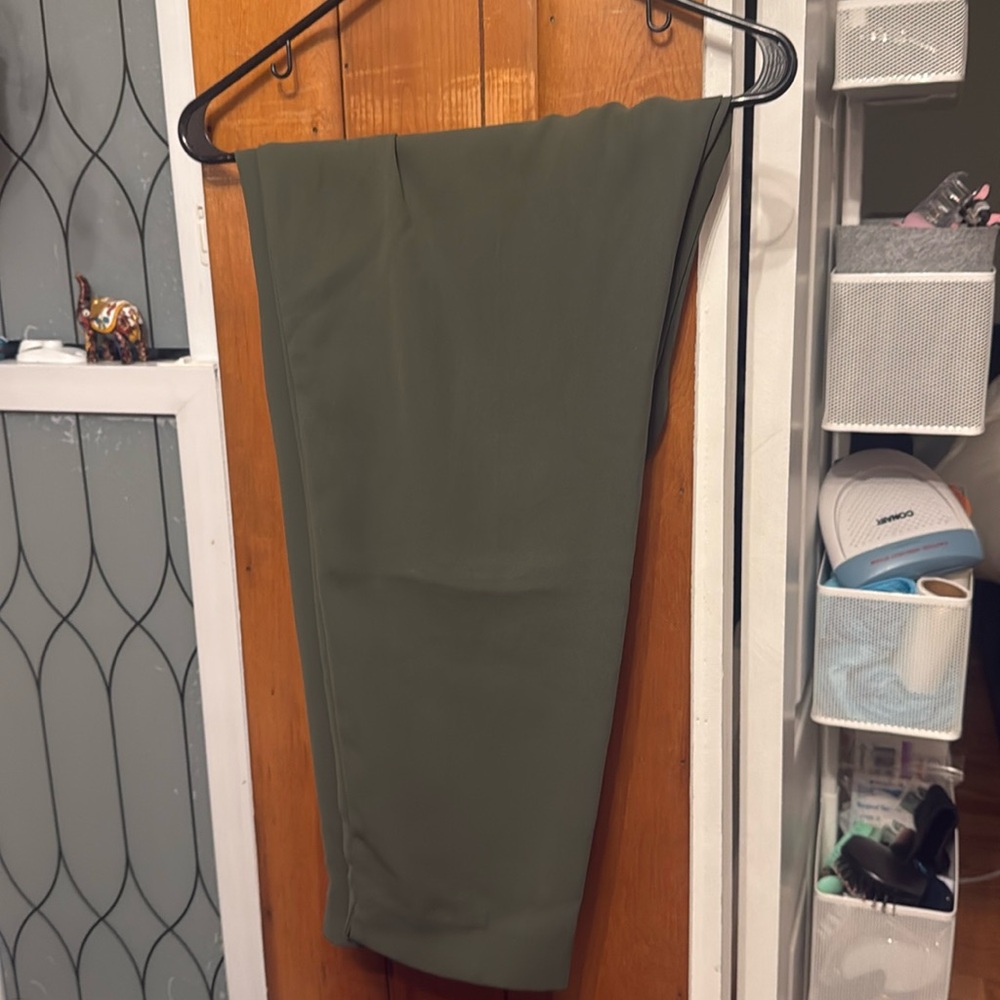 Olive green jcrew factory pants size 12